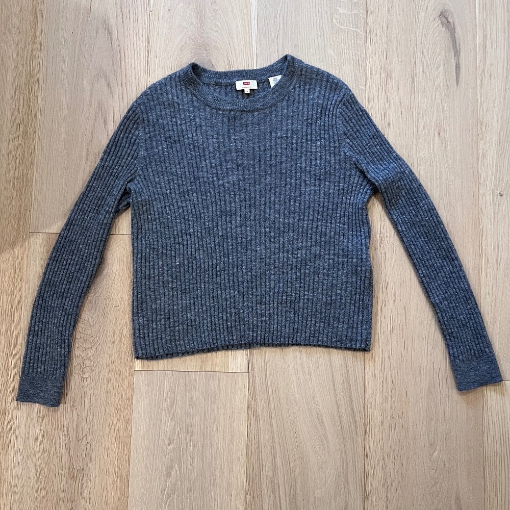 Levi's Gray Wool Pullover Sweater